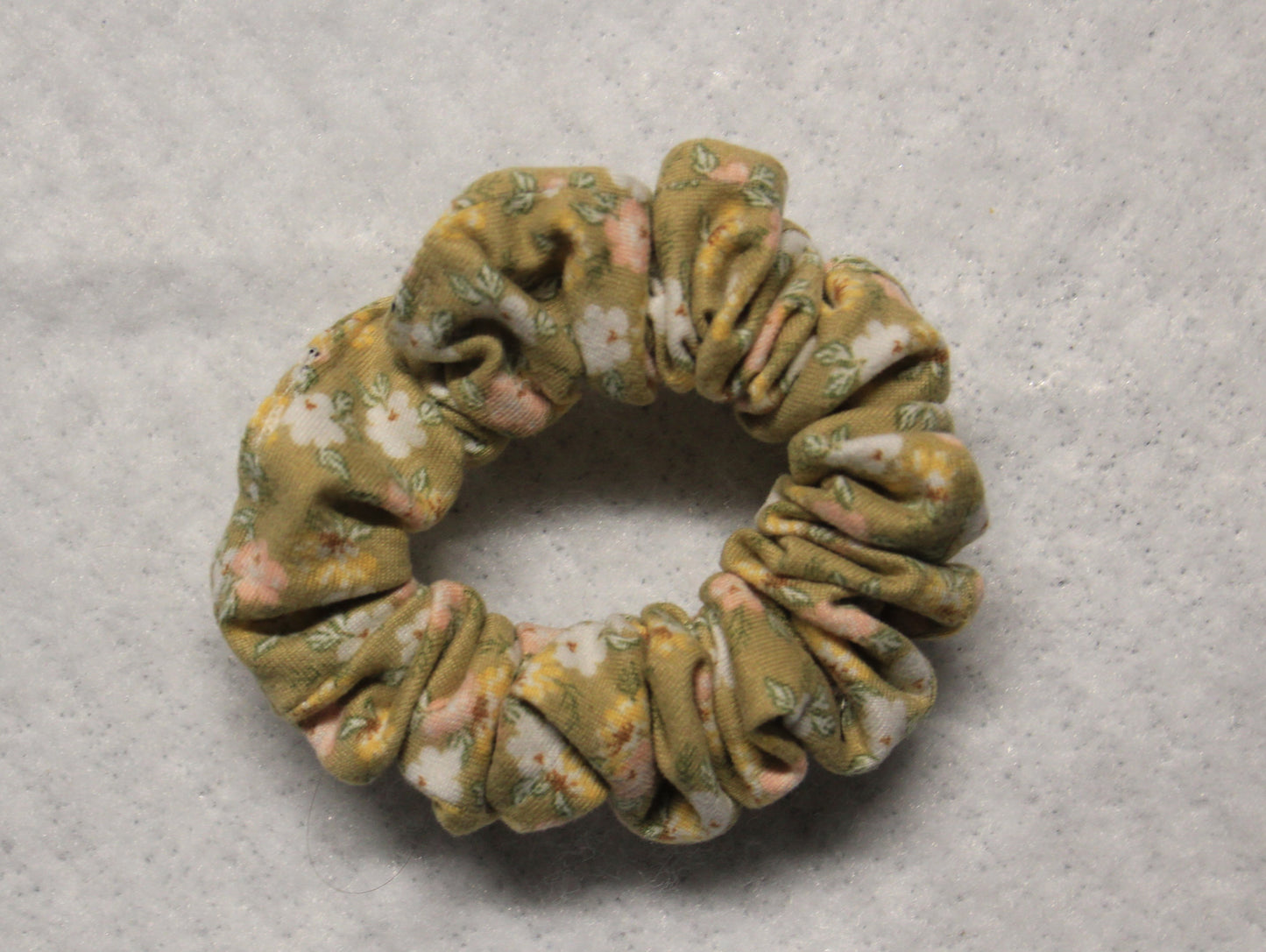 Vintage Floral Scrunchies