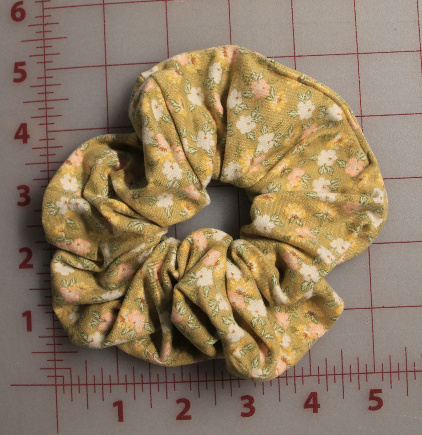 Vintage Floral Scrunchies